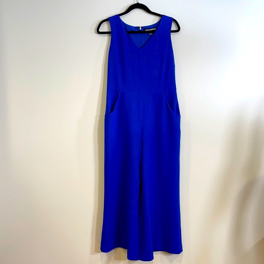 Karl Lagerfeld jumpsuit. Beautiful blue.